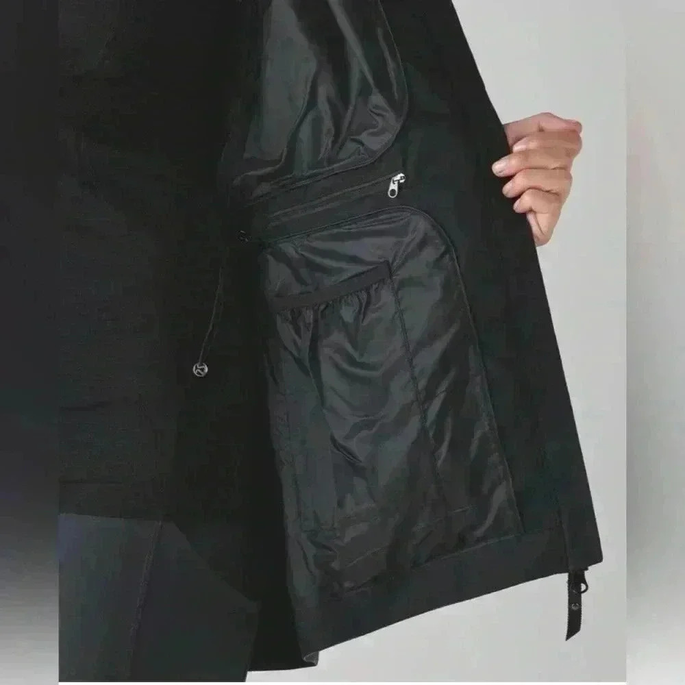 Lululemon Rain For Daze Jacket II in Hounds Camo Emperor Blue Black - Picture 10 of 12